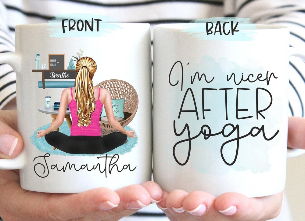 Nicer After Yoga Yoga Teacher Yoga Teacher Gift Funny Yoga Mug Yoga Teacher