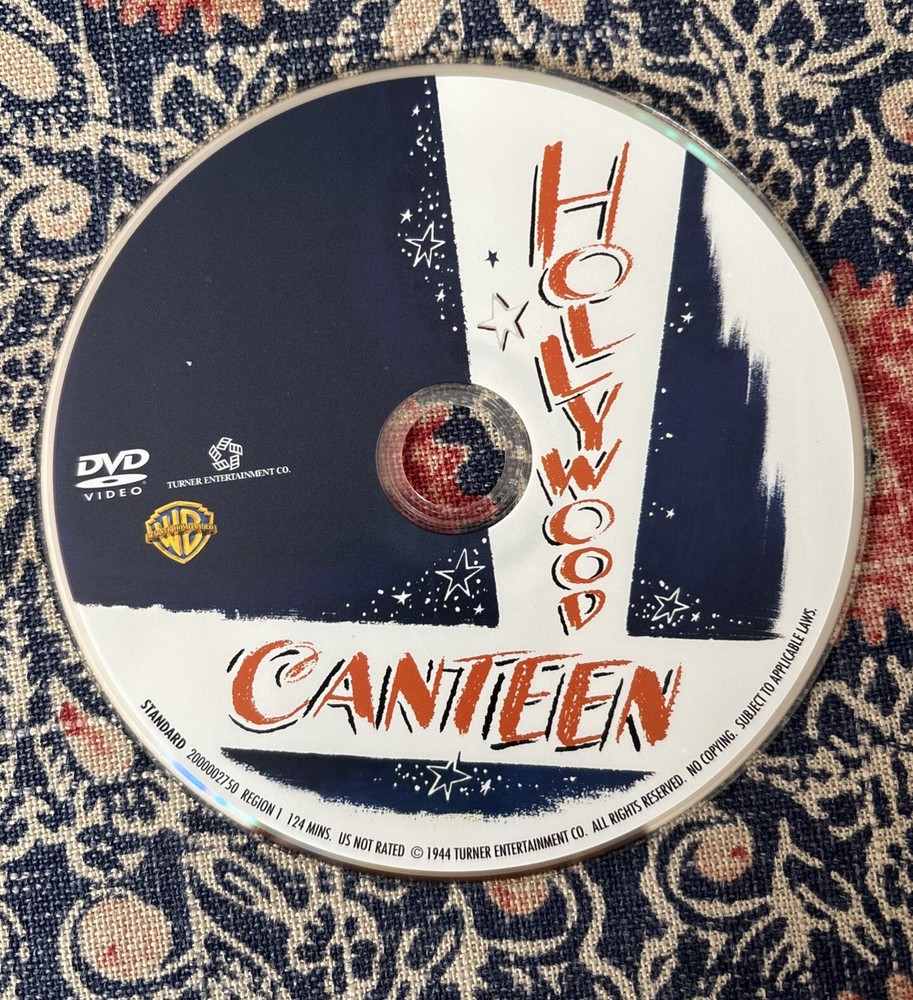 HOLLYWOOD CANTEEN -DVD (RARE, HARD TO FIND, OUT OF PRINT, BETTE DAVIS) Disc Only