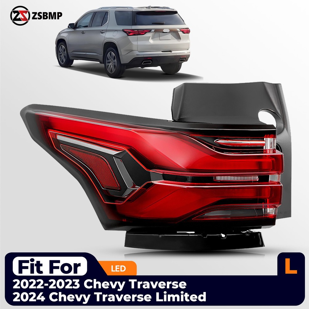 LED Tail Light For 2022 2023 Chevy Traverse  2024 Chevy Traverse Limited Driver