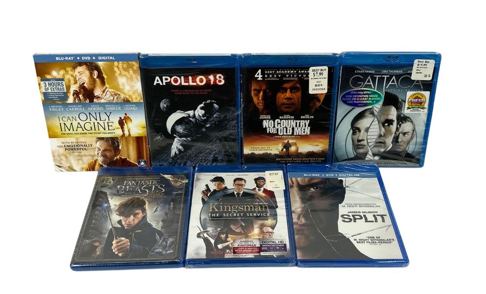 Lot Of 7 (New) Blu Ray Movies.