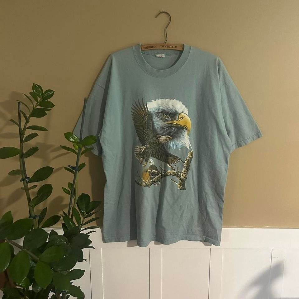 eagle y2k vintage 90s wildlife nature graphic tee Size xl
