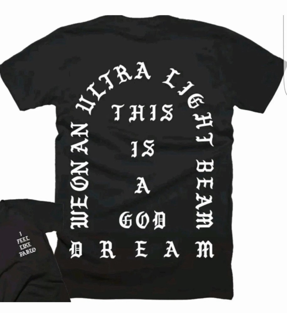Kanye West I Feel Like Pablo T Shirt New 2026 Ultra Light Beam Reprint Gildan