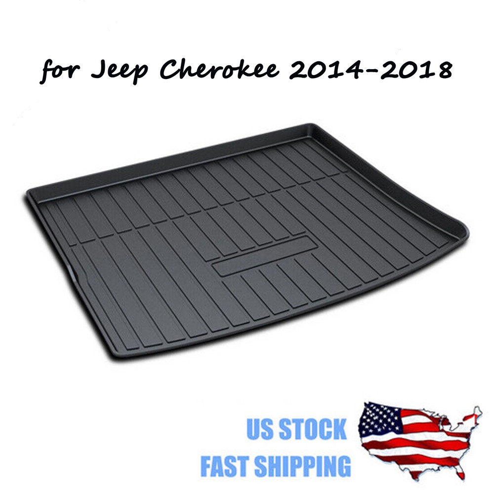 fit for 2014-2018 Jeep Cherokee Floor Mats Cargo Liner Trunk Mat Protection