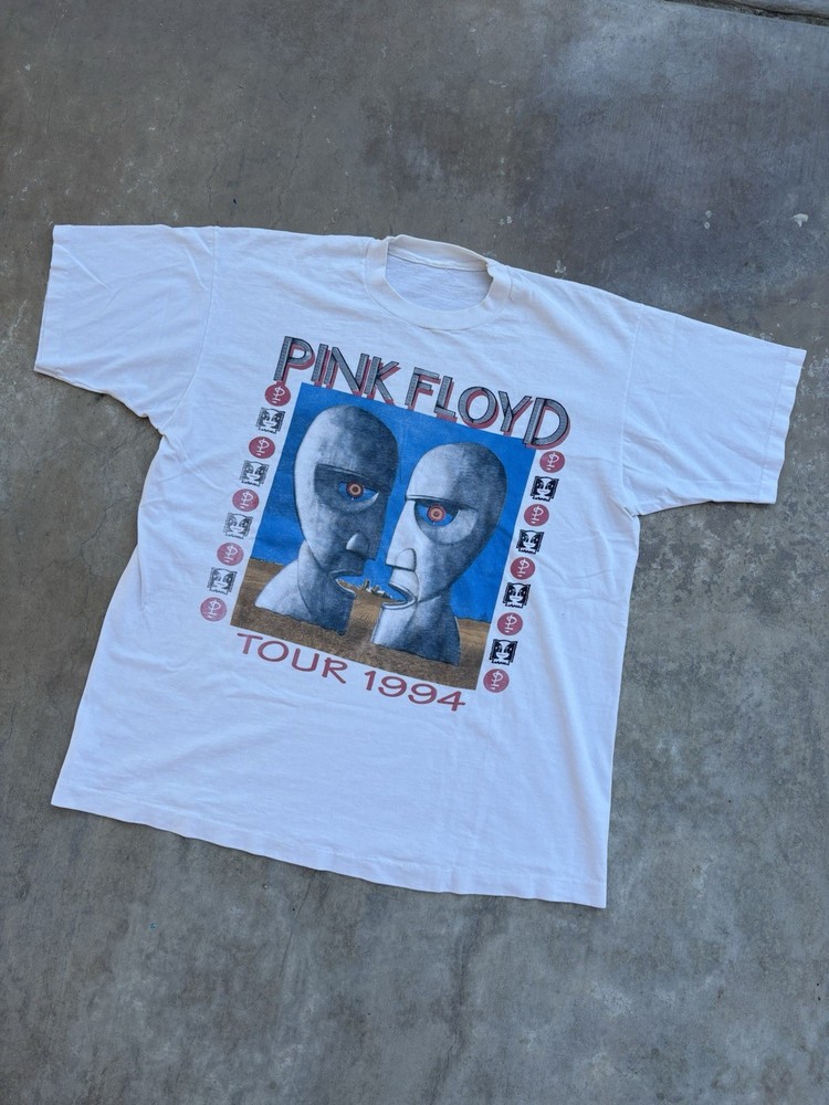 Vintage Pink Floyd Band Division Bell Tour 1994 Parking Lot Concert T Shirt