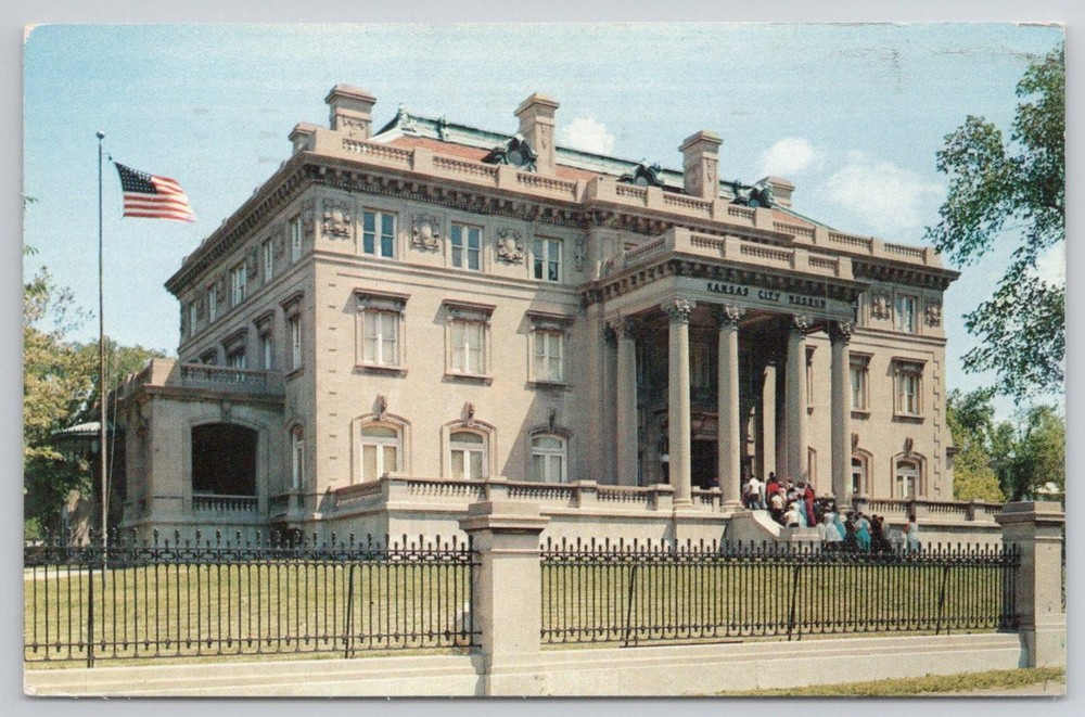 Kansas City Museum Missouri Vintage Postcard 1969 Posted Chrome KCMO