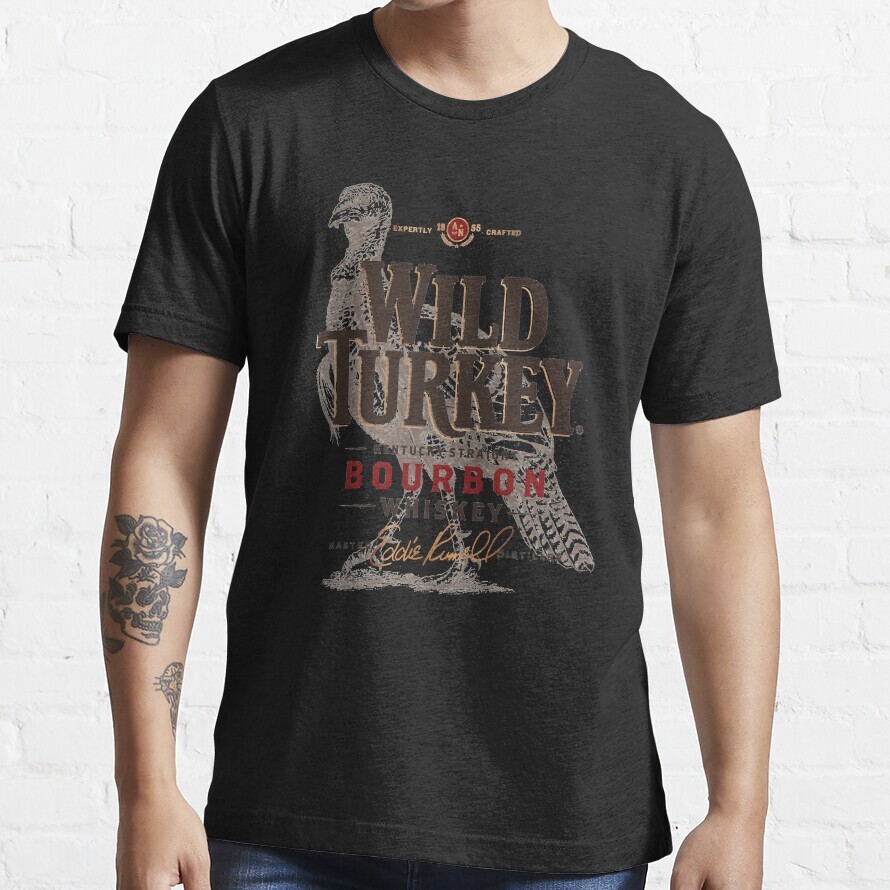 NWT Funny Retro Wild Turkey Premium Gift Unisex T-Shirt