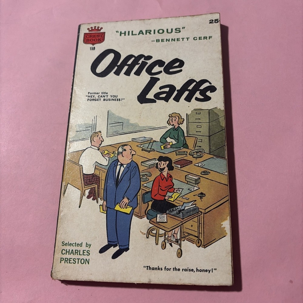 Office Laffs 159 Crest Feb 1957 1st ed. Charles Preston PB