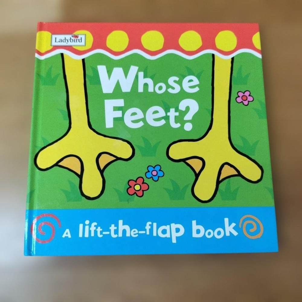Whose Feet? LifttheFlap Picture Book Ladybird 24 Pages Children's Book