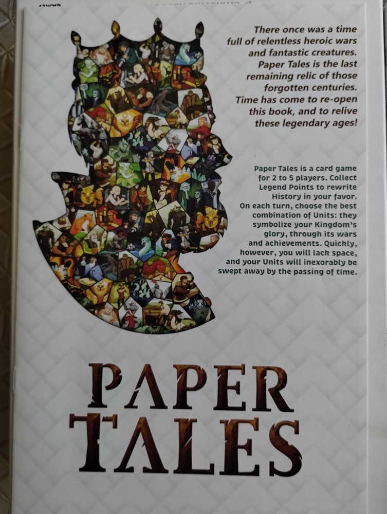 Paper Tales Board Game Stronghold Games Masato Uesugi Card Drafting Complete