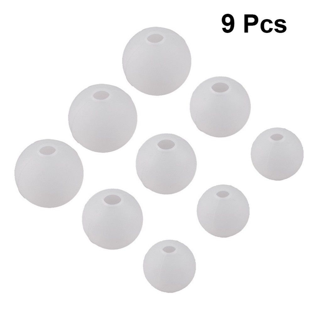 9-Piece Crystal Epoxy Jewelry Mold Set for Resin Beads and Sphere Earrings
