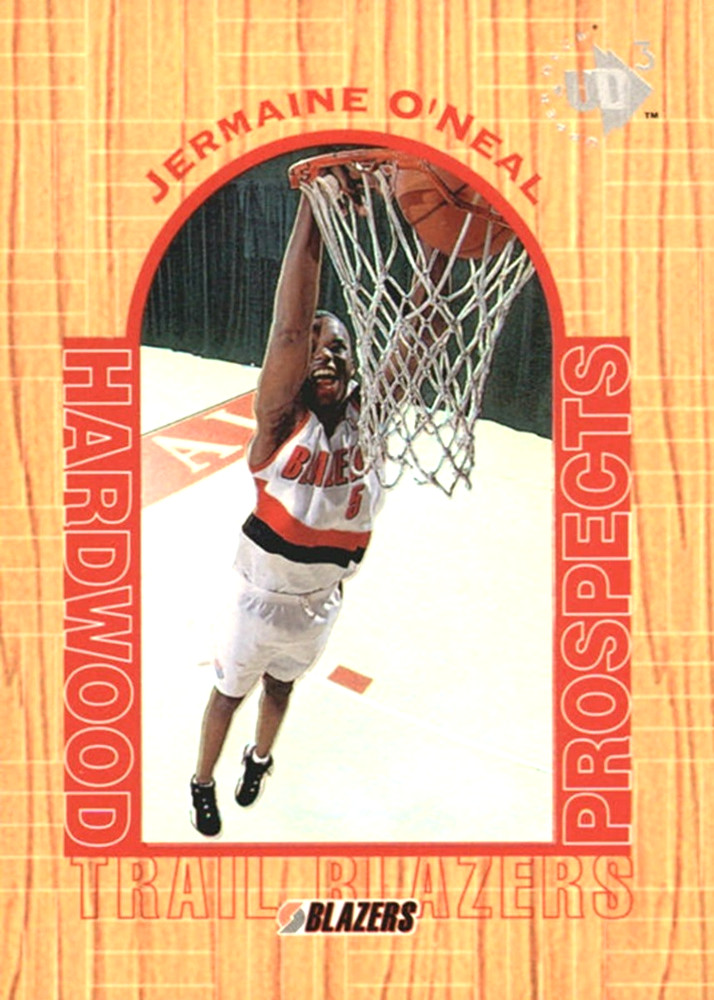 1996-97 UD3 #3 Jermaine O'Neal RC Portland Trail Blazers