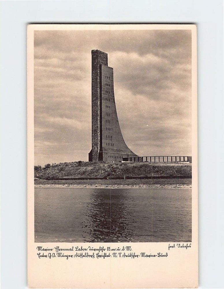 Postcard Marine Ehrenmal Laboe Germany