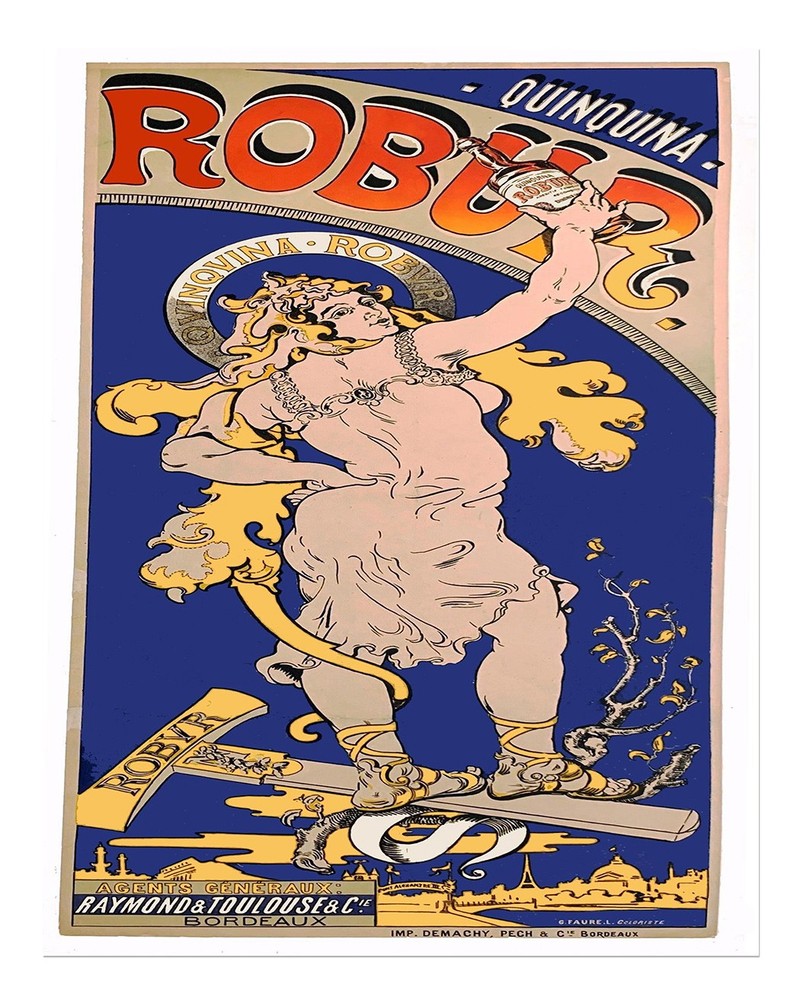 Vintage Art Nouveau Wall Art Poster - Elegant Home Decor Modern Art