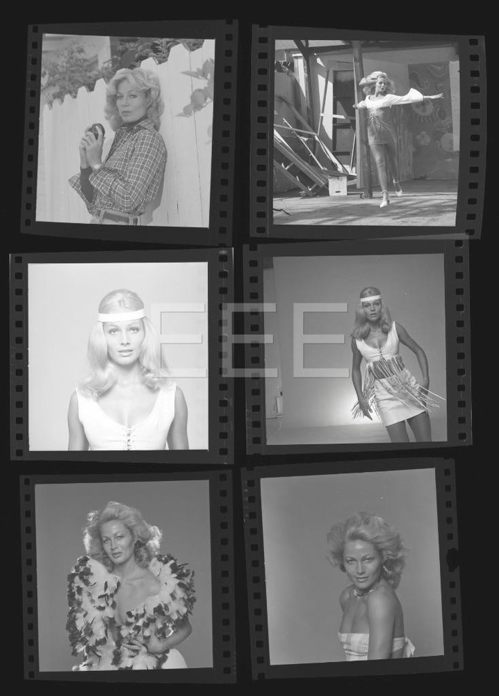 6 Leigh Christian Movie Actress Model Harry Langdon Negative w/rights Lot 307E