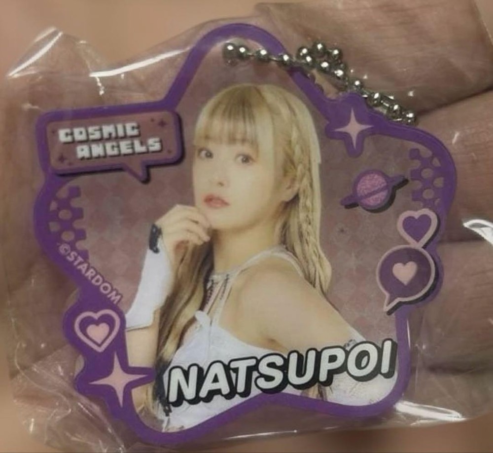 Natsupoi STARDOM Capsule Toy Jewel Acrylic Keychain Pro Wrestling