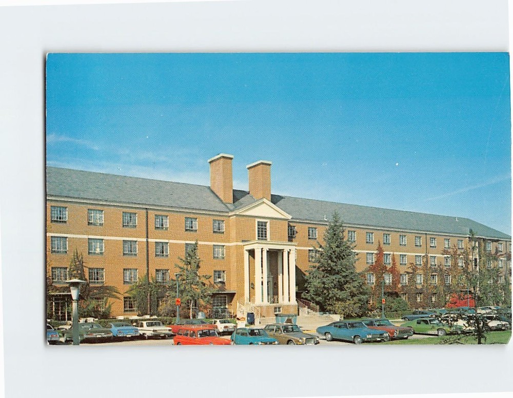 Postcard Newell D Gilbert Residence Hall Northern Illinois University DeKalb