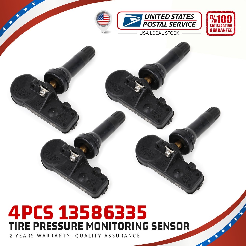 4 PCS TPMS Sensors 315MHz TS-GM07 for Buick Chevy GM Vehicles