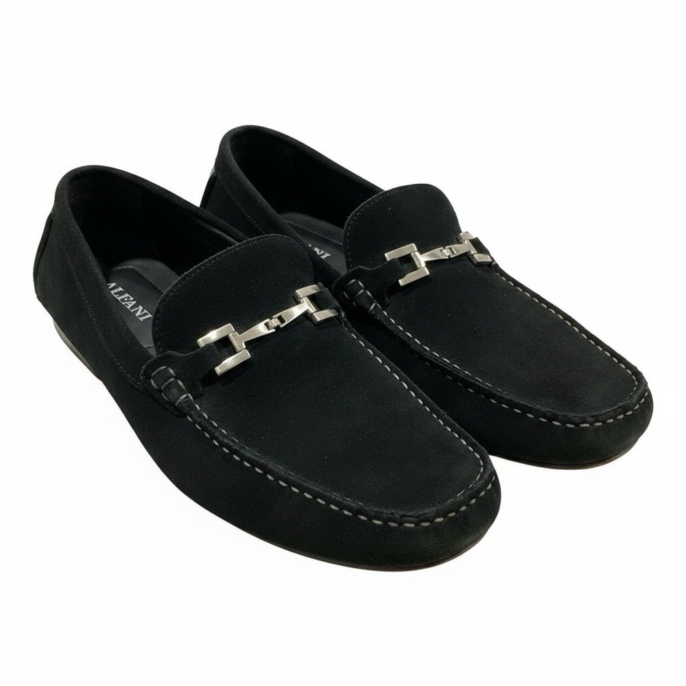 Alfani Men’s Merry Loafers Suede Slip On Black.  Size 10.5