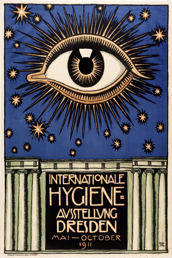 5986.Wall Decoration Poster.Interior design art.Hygiene.Masonic Eye.Dresden