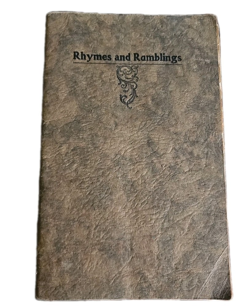 1931 Robert Howden Rhymes and Ramblings Signed 1939 Presentation Poems Scotland