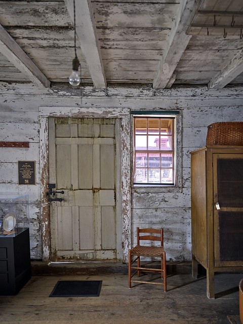 Canterbury New Hampshire Shaker Village Interior Room 2017 Wood Chair
