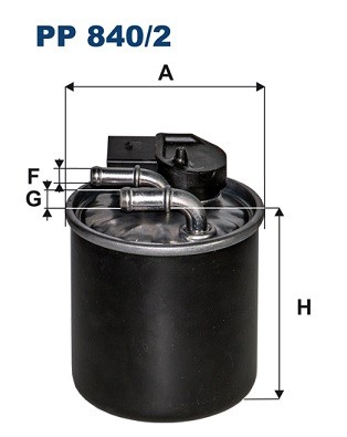PP 840/2 FILTRON fuel filter for Mercedes-Benz