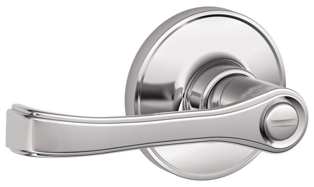 Schlage J40-TOR Chrome Torino Privacy Door Lever Set, Former Dexter Model