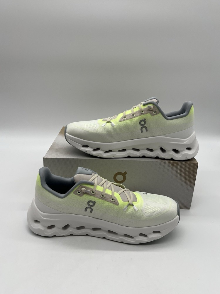 On Cloudtilt Men’s Size 8.5 Lime Ivory White Mesh Running Casual Sneakers Shoes.