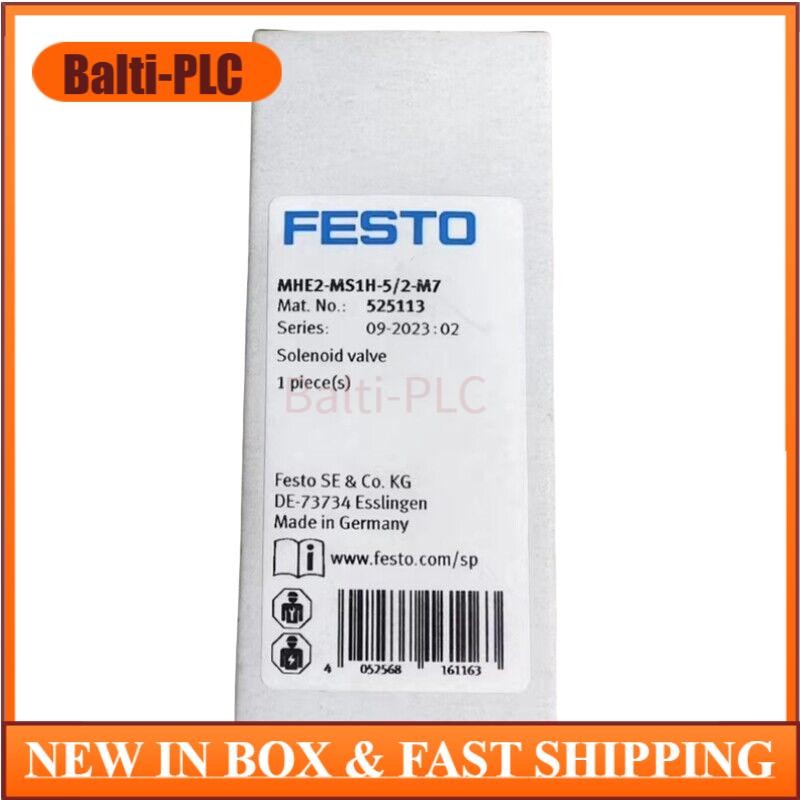1PC New For FESTO MHE2-MS1H-5/2-M7 525113 New Solenoid Valve Fast Shipping