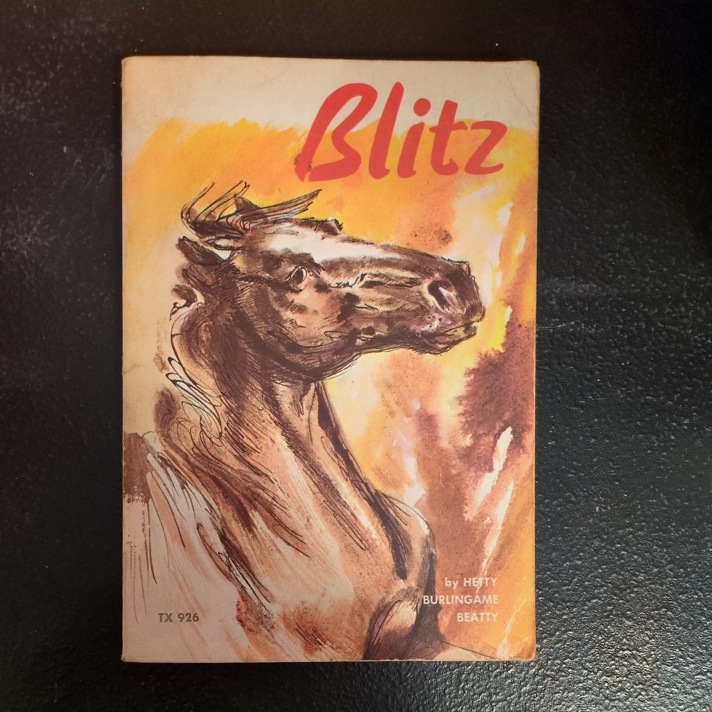 Vintage Blitz by Hetty Burlingame Beatty Scholastic Paperback 1973