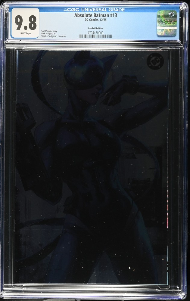 Absolute Batman 13 CGC 9.8 Artgerm Foil Edition