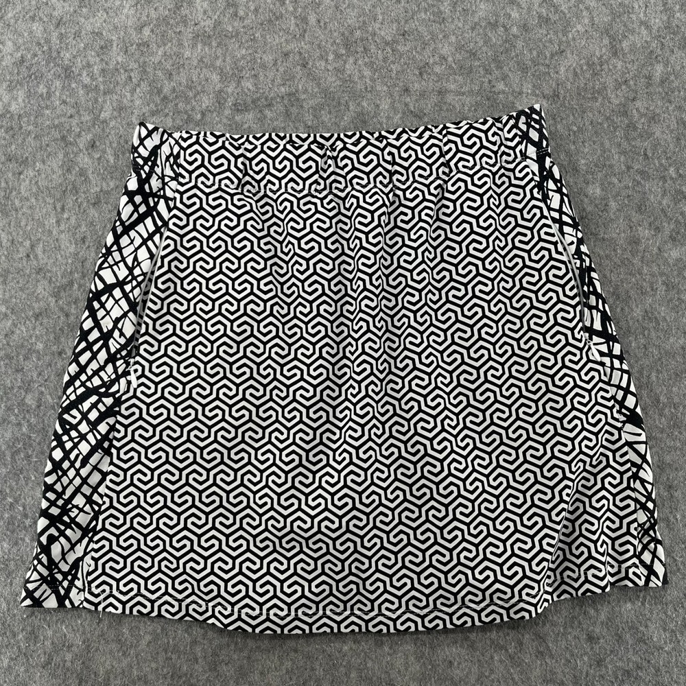J McLaghlin Skort Size M Geometric Pull On Athletic Golf Pockets
