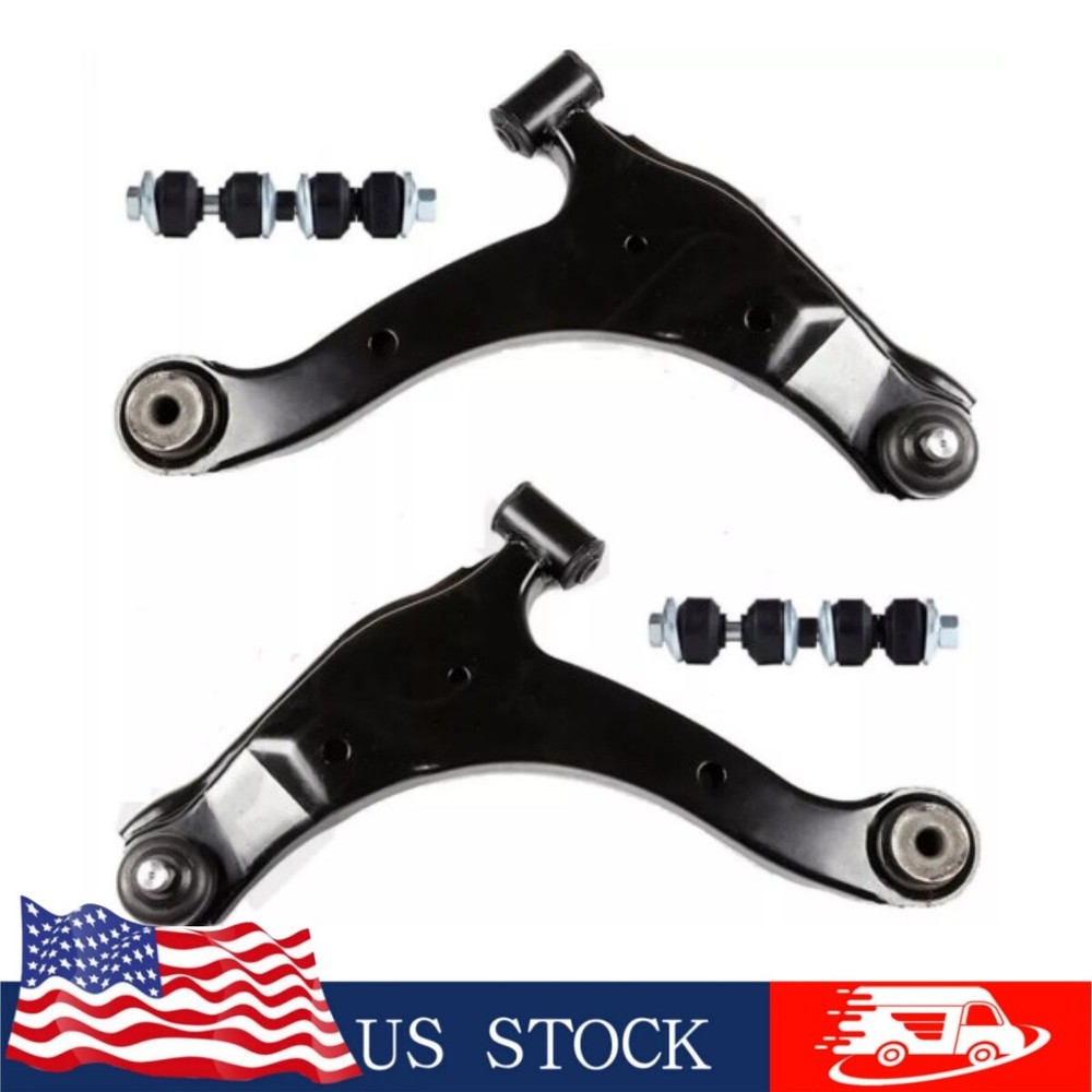 4Pcs Front Lower Control Arms For 2001-05 Chrysler PT Cruiser 2003-05 Dodge Neon