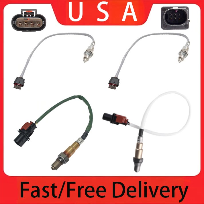 For 2017-2020 FORD F-150 3.5L V6 Turbocharged 4pcs Upstream+Down Oxygen Sensor