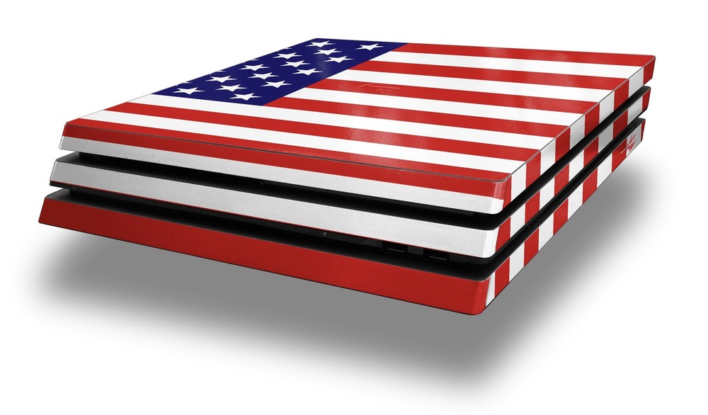 Skin for PS4 Pro USA American Flag 01 Playstation 4 Console