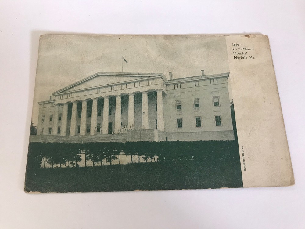 US Marine Hospital Norfolk Virginia VA Postcard
