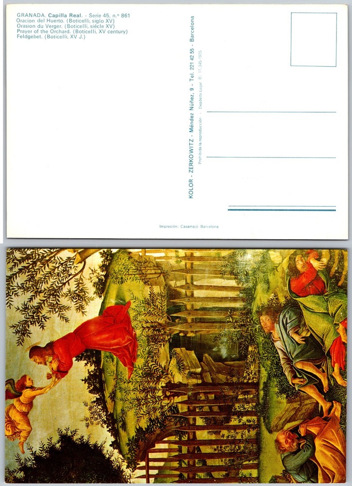 Continental Granada Capilla Real Postcard