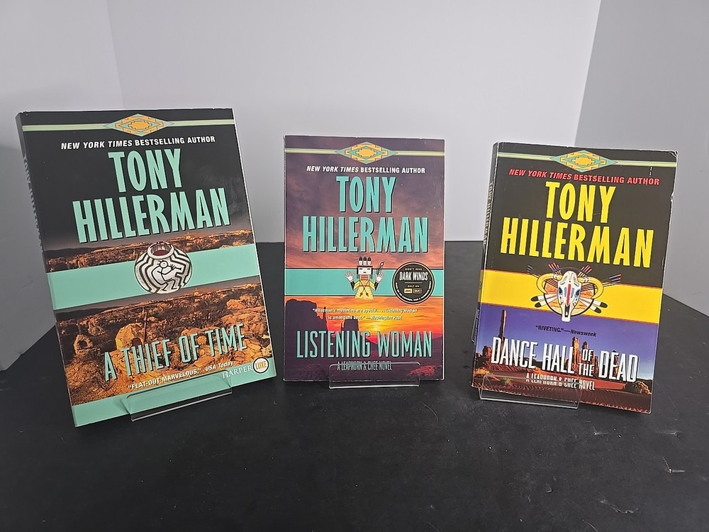 Tony Hillerman Lot of 3 | Navajo Tribal Police Mysteries | VG to LN | Leaphorn &