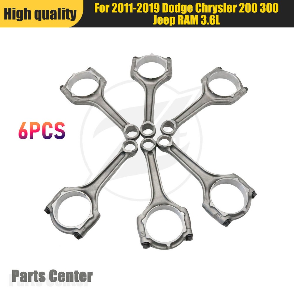 Jeep Grand Cherokee Wrangler Ram C/V 3.6L 6pc STD Connecting Rods