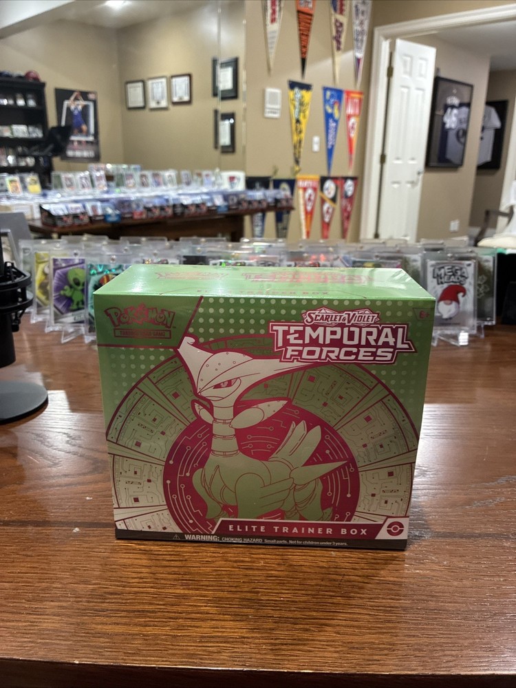 Pokemon TCG Scarlet & Violet Temporal Forces Factory Sealed Elite Trainer Box