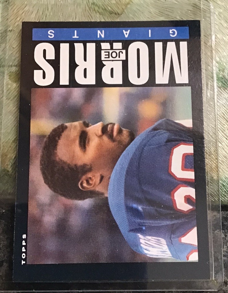 1985 Topps # 120 JOE MORRIS Rookie New York Giants