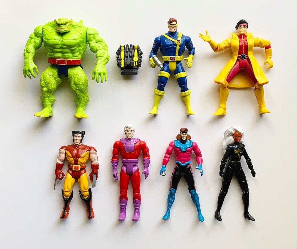 Vintage 1990s ToyBiz X-MEN Action Figure Lot! Cyclops, Wolverine, Storm, Jubilee