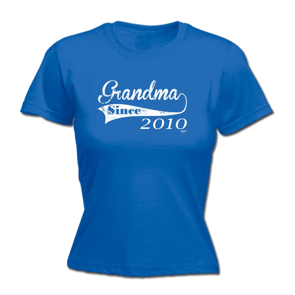 Grandma Since 2010 - Womens T Shirt Funny T-Shirt Novelty gift tshirt