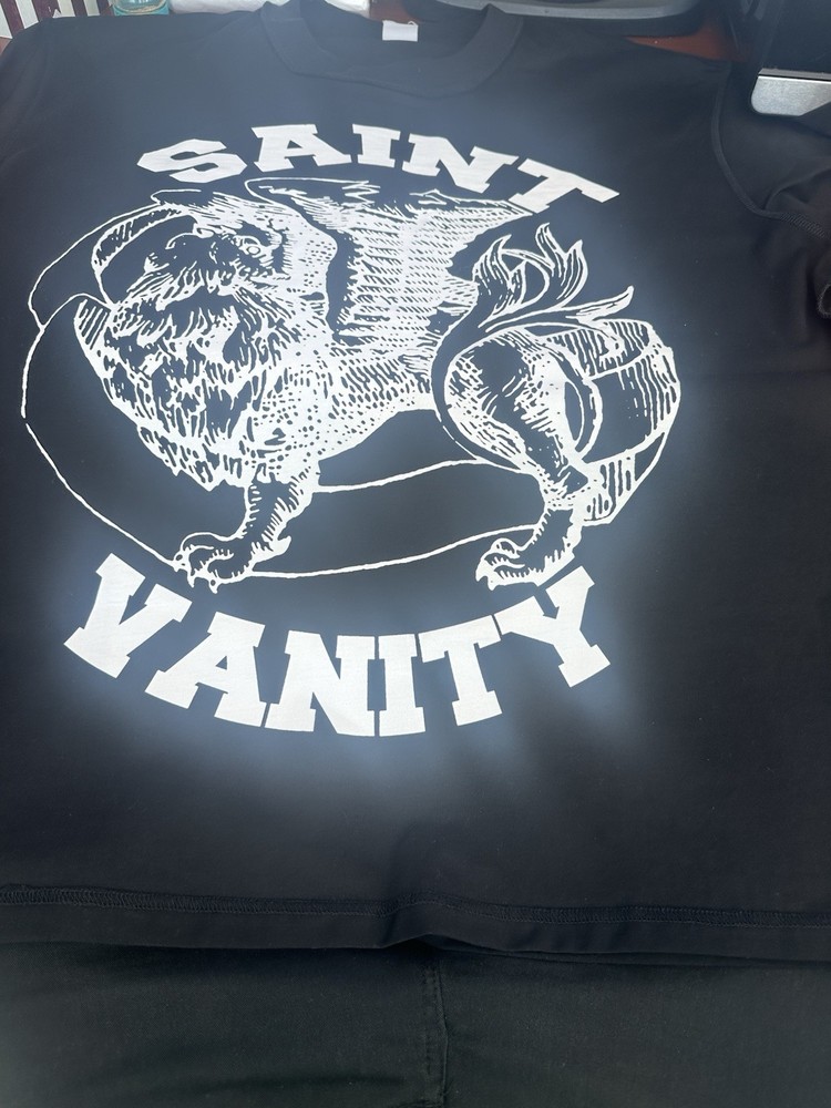 Saint Vanity Griffin T-Shirt Black/White Size XL
