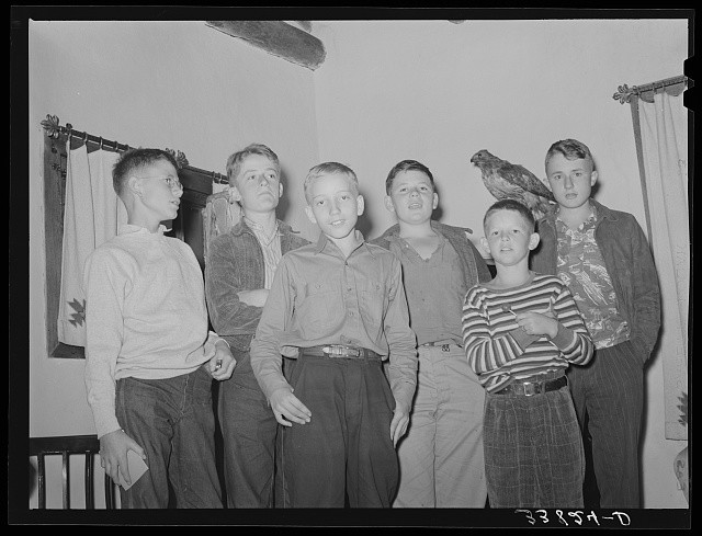 Photo:El Porvenir New Mexico Boys Summer Camp Singing 1939