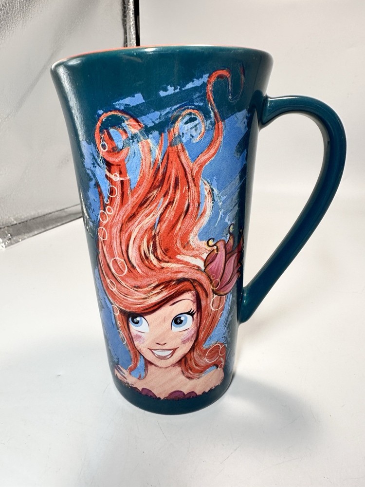Disney Ariel Mermaid Mug Green & Orange Limited Edition 27U