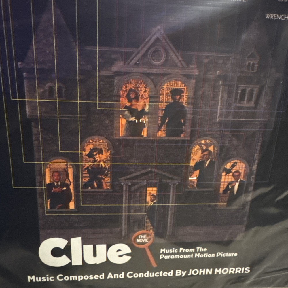 Clue The Movie 1985  John Morris Soundtrack Vinyl Record Rare Limited LP MONDO