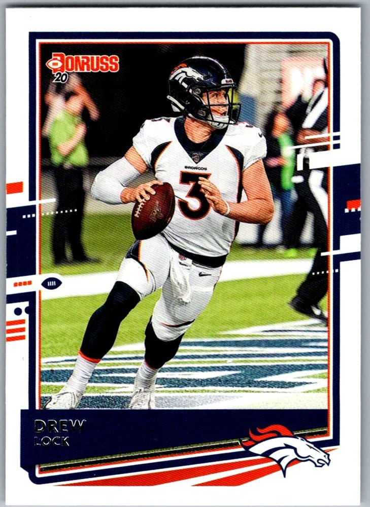2020 Donruss Drew Lock Denver Broncos #87