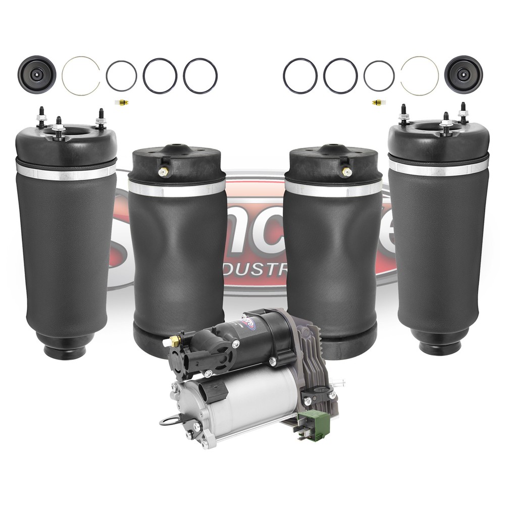 2006-2013 Mercedes R350 Front & Rear Airmatic Air Springs & Air Compressor W251