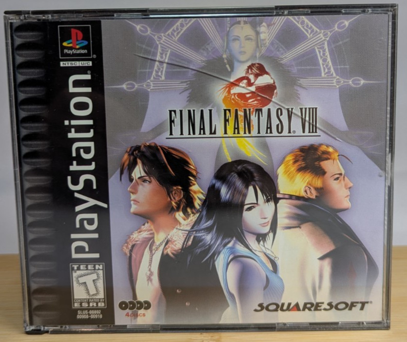 Final Fantasy VIII (Sony PlayStation 1, 1999) CIB Tested and Working!